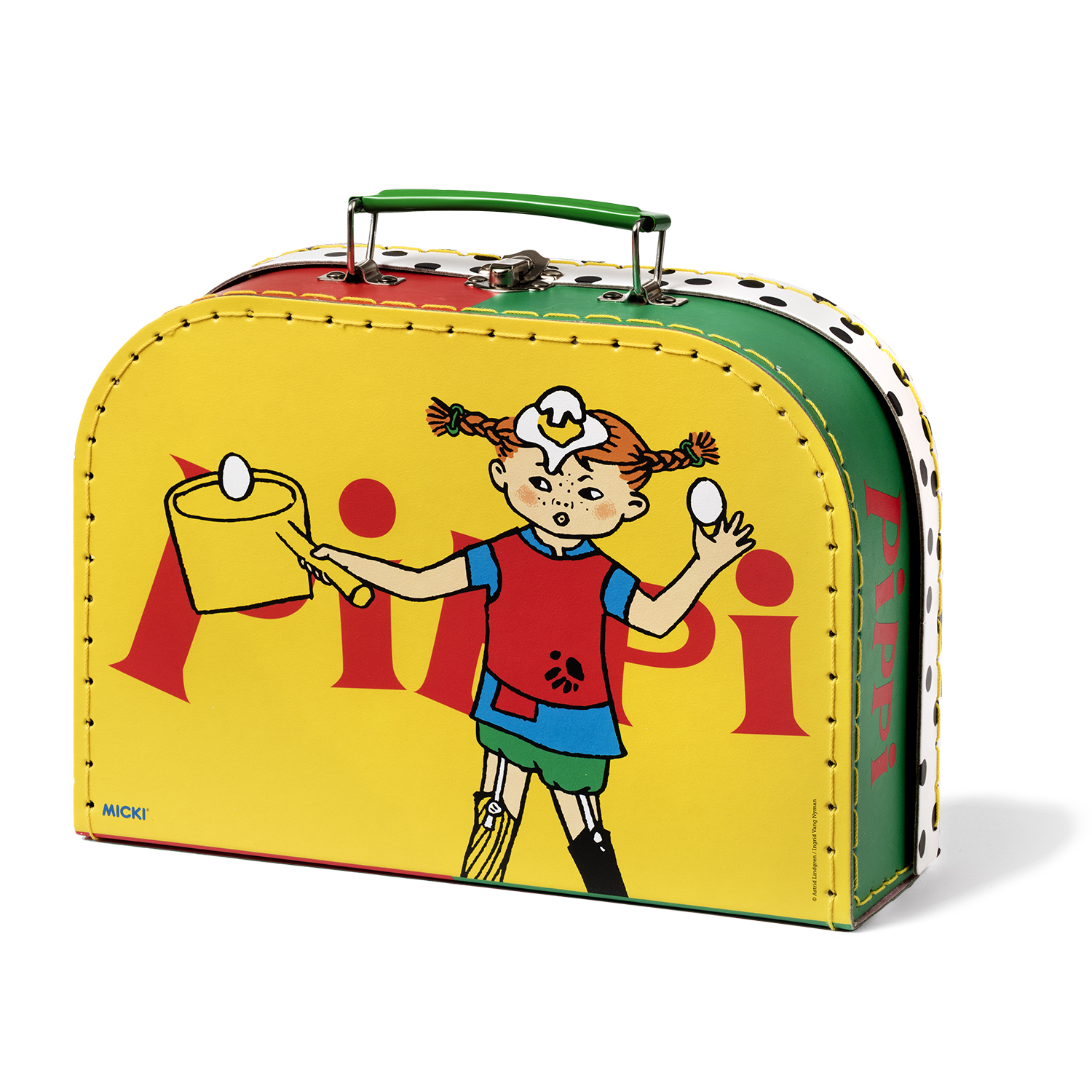 Duża żółta walizka Pippi