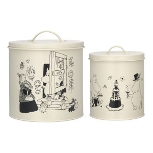 Muminki komplet puszek na karmę dla zwierząt 19 cm i 21 cm MOOMIN80 MUURLA