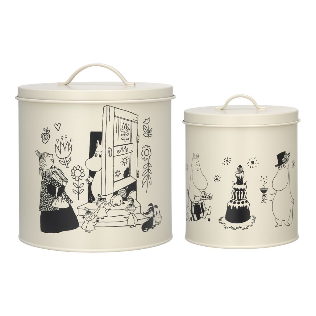 Muminki komplet puszek na karmę dla zwierząt 19 cm i 21 cm MOOMIN80 MUURLA