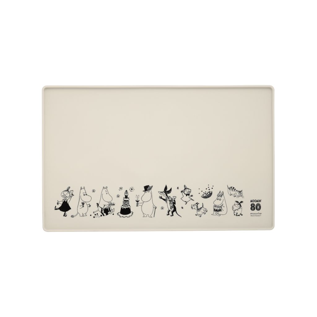 Muminki silikonowa mata podkładka pod miskę dla psa kota MOOMIN80 30x48 cm MUURLA