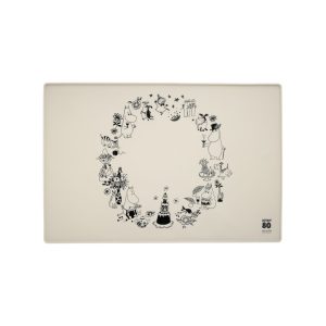 Muminki silikonowa mata podkładka pod miskę dla psa kota MOOMIN80 40x60 cm MUURLA