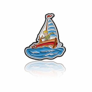 PIN przypinka MAŁY KSIĄŻĘ na łodzi