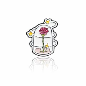 PIN przypinka MAŁY KSIĄŻĘ Róża