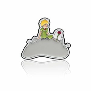 PIN przypinka MAŁY KSIĄŻĘ z Różą
